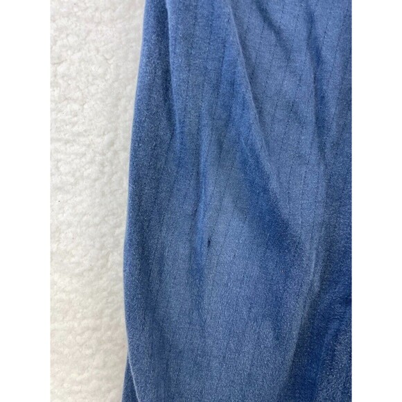 Apiece Apart Wide Leg Jogger Pants Women’s M Blue Cotton Elastic Waist Casual - Picture 6 of 10